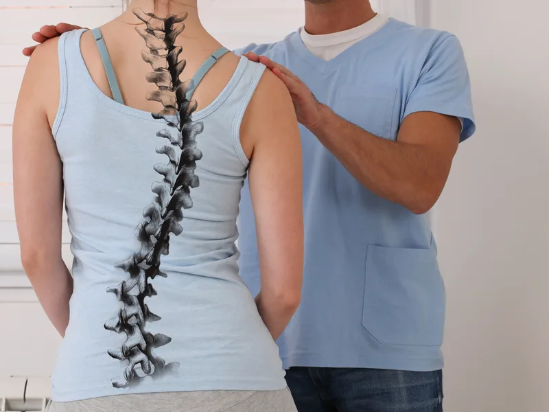 Douglas DeSalvo Chiropractic, Inc. treating scoliosis in NOVATO